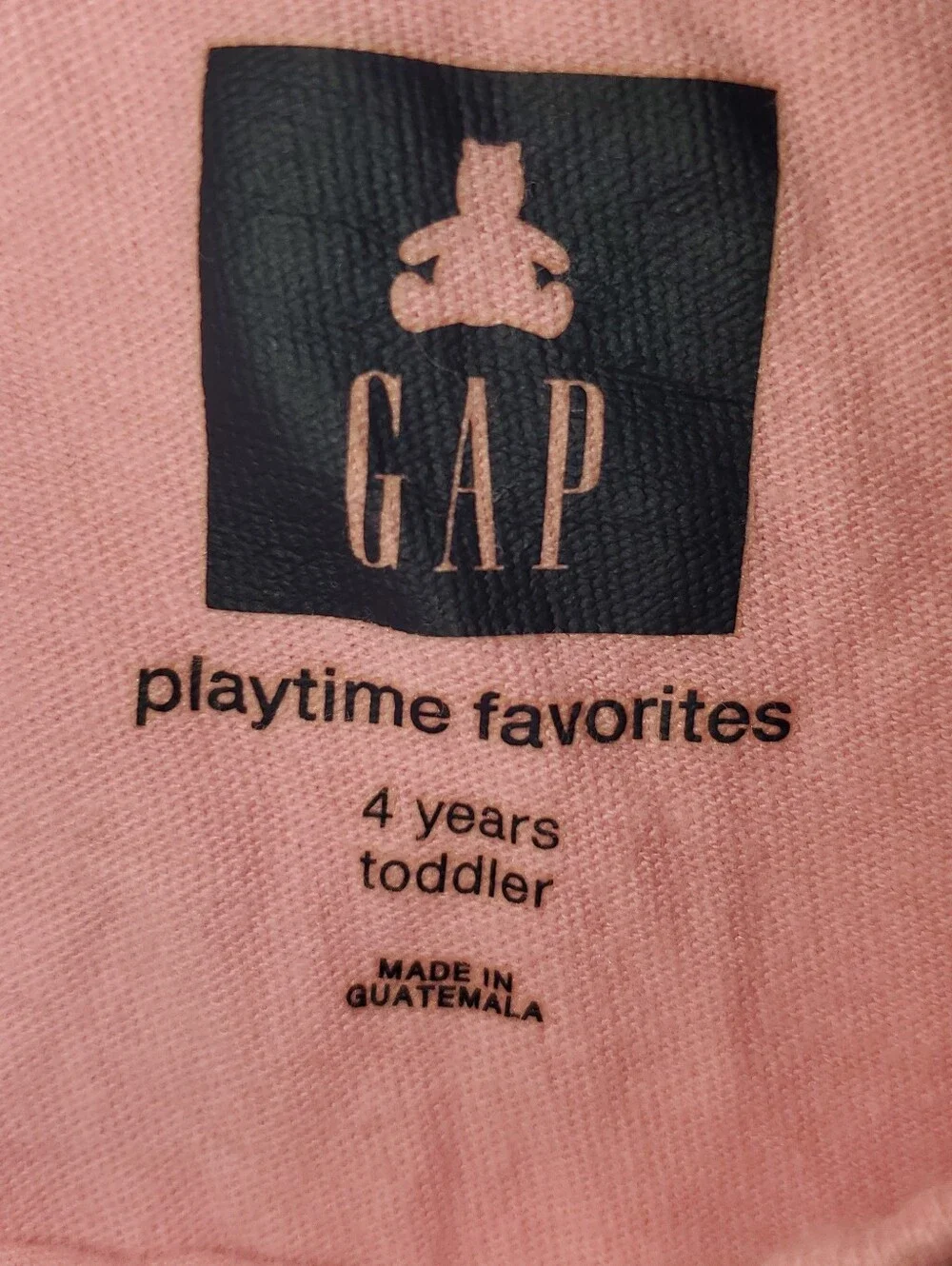 GAP Girls' Pink Glitter Heart Tank Top